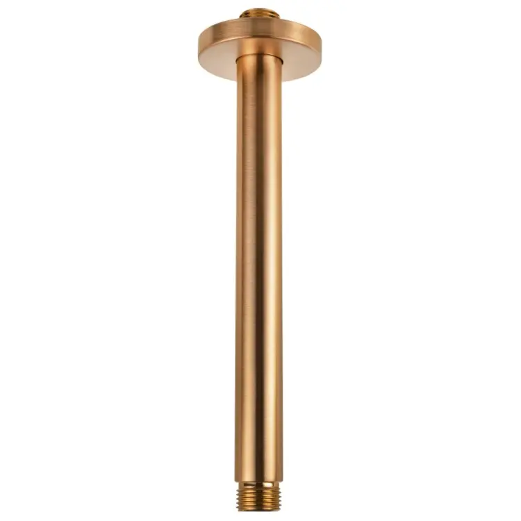 Ramię deszczowni sufitowe 20 cm okrągłe miedź mat 1205-05PG