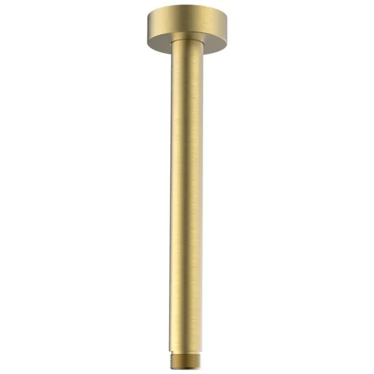 Ramię deszczowni sufitowe 20 cm okrągłe złoty mat 1205-05GB