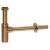 Syfon umywalkowy 5/4", odpływ 32mm, miedź mat SI521