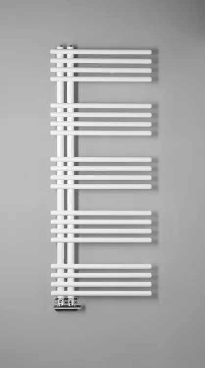 NYMPHA grzejnik łazienkowy 500x1250 mm 518W LLN125W na ścianie