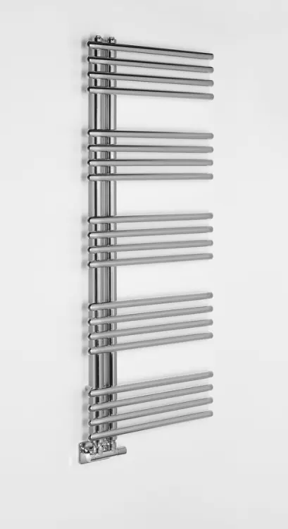 NYMPHA grzejnik łazienkowy 500x1250 mm 334W chrom LLN125 wizualizacja