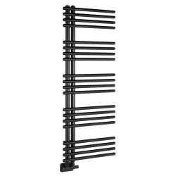NYMPHA grzejnik łazienkowy 500x1250 mm 518W  czarny mat LLN125B