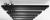 NYMPHA grzejnik łazienkowy 500x1250 mm 518W czarny mat LLN125B z góry