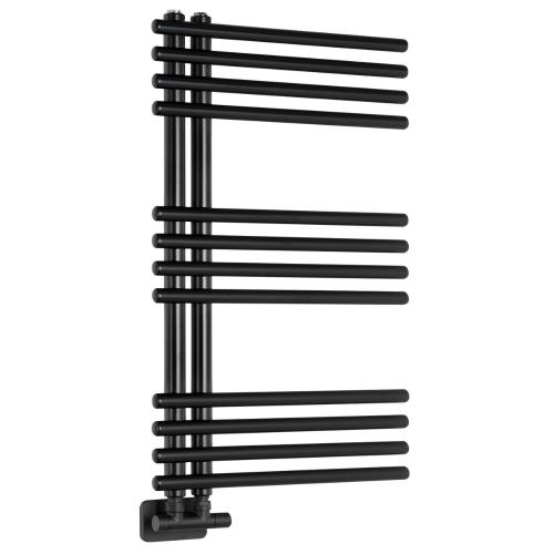 NYMPHA grzejnik łazienkowy 500x800 mm 322W czarny mat LLN80B