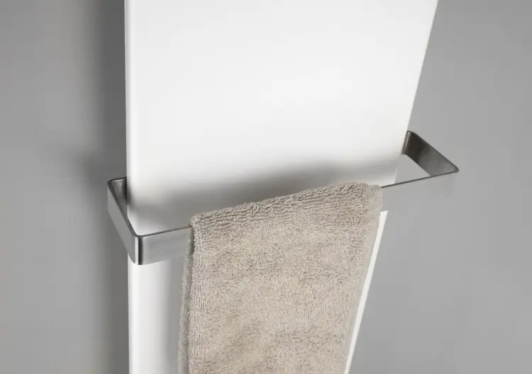 SMARTELLA wieszak na ręcznik 250 mm, stal nierdzewna mat MI250 z ręcznikiem
