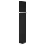 SMARTELLA Grzejnik łazienkowy dekoracyjny  250x1490 mm 403W czarny mat MI1429