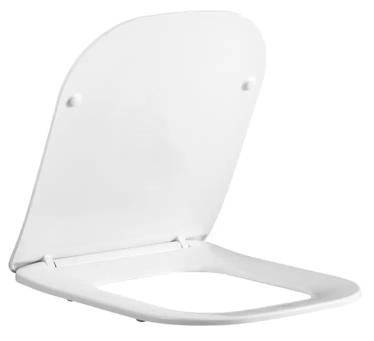 PORTO deska WC, SLIM, Soft Close, Easy Take, biała PZS102V otwarta