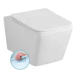 PORTO WC wiszące, Rimless, 36x52 cm, biały PZ102WR
