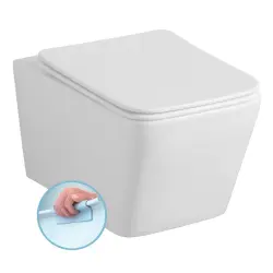 PORTO WC wiszące, Rimless, 36x52 cm, biały PZ102WR