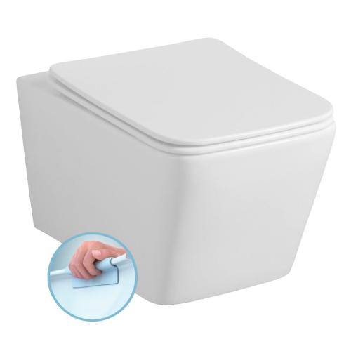 PORTO WC wiszące, Rimless, 36x52 cm, biały PZ102WR