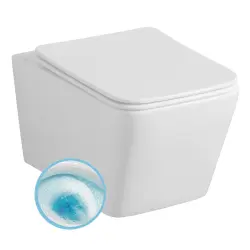PORTO WC wiszące, Vortex Rimless, 35,5x52 cm, biały PZ102V