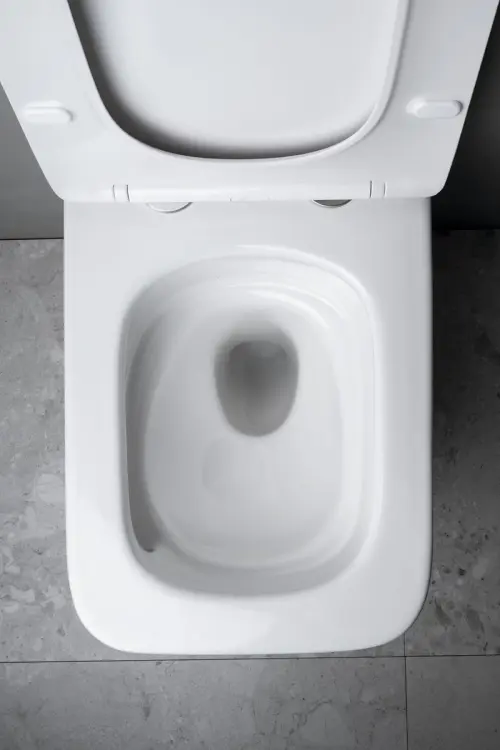 PORTO WC wiszące, Vortex Rimless, 35,5x52 cm, biały PZ102V z góry