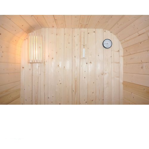 LINDHOLM Sauna zewnętrzna ogrodowa 1- 2 osobowa sucha Fińska w kształcie beczki świerk F60120