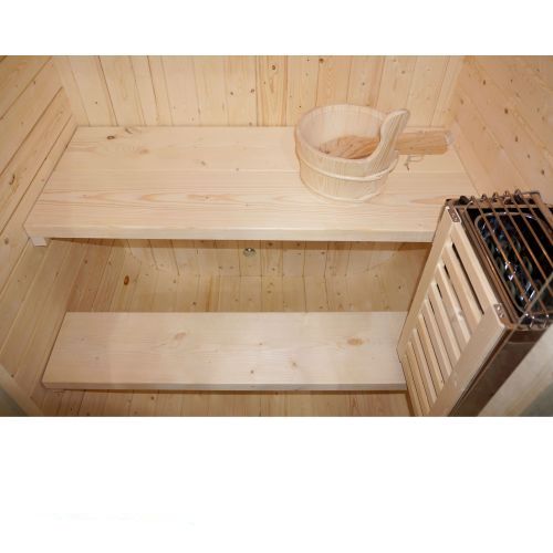 LINDHOLM Sauna zewnętrzna ogrodowa 1- 2 osobowa sucha Fińska w kształcie beczki świerk F60120