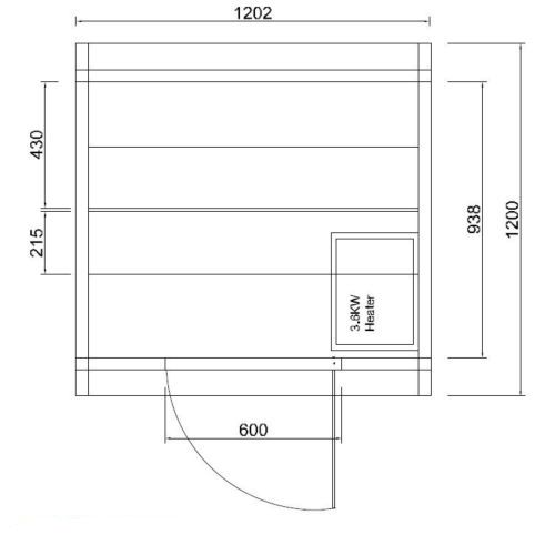 LINDHOLM Sauna zewnętrzna ogrodowa 1- 2 osobowa sucha Fińska w kształcie beczki świerk F60120