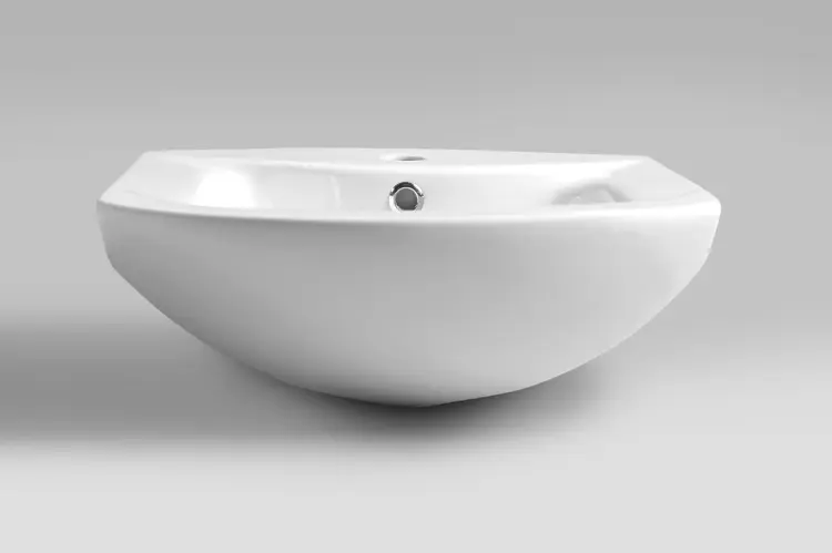 ZERO umywalka meblowa 45,5x40 cm, biała 6045  front