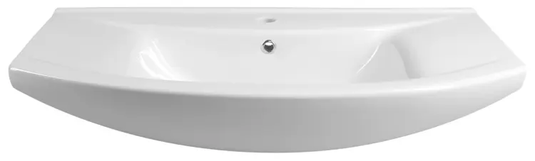 ZERO umywalka meblowa 86x50 cm, biała 6085 front