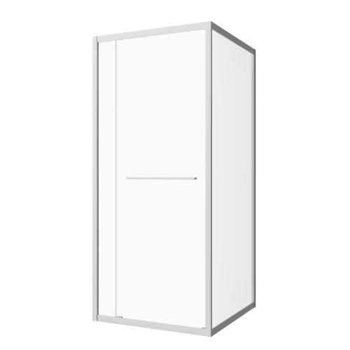 Kabina prysznicowa narożna kwadratowa 80x80x200 cm chrom SLD80