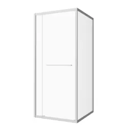 Kabina prysznicowa narożna kwadratowa 90x90x200 cm chrom SLD90