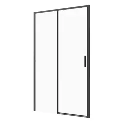 Drzwi prysznicowe przesuwne 120x200 cm czarny SLS120B