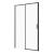 Drzwi prysznicowe przesuwne 120x200 cm czarny SLS120B