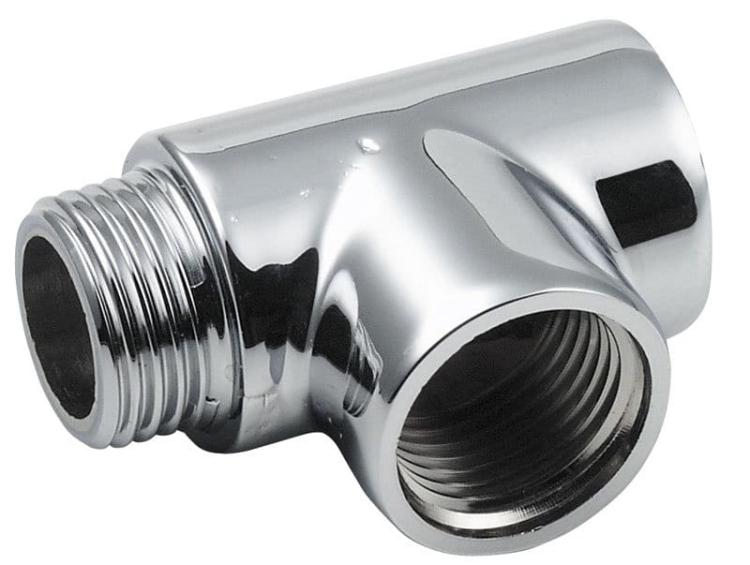 Trójnik do grzałki elektrycznej 1/2", chrom 7926