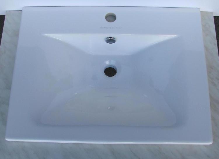 Umywalka ceramiczna meblowa 76x46,5 cm K951