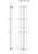 COLONNA Grzejnik łazienkowy dekoracyjny łupkowy ze strukturą czarny 614 W 298x1800 mm - rysunek techniczny