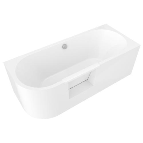 PORTAS R asymetryczna wanna z drzwiami, 180x75x60cm, biały 75561