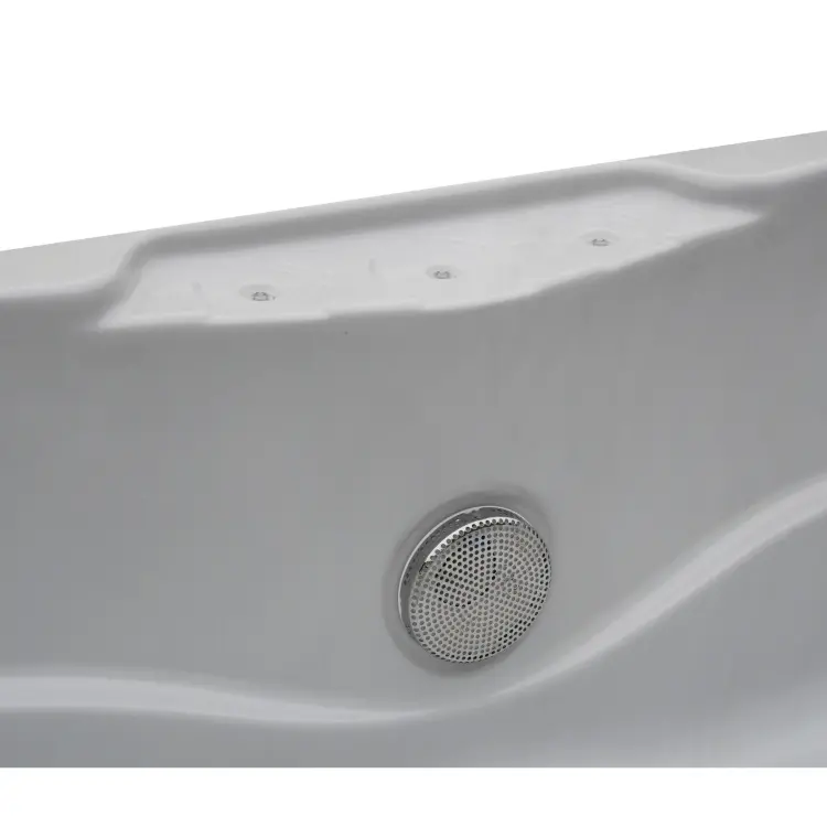 Basen ogrodowy zewnętrzny 3 osobowy JACUZZI - MODENA, ze schodkami i pokrywą biały SPA08