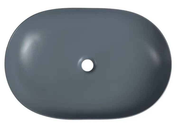 ARDEA ceramiczna umywalka nablatowa, 60,5x41,5cm, siena AR043-42 z góry