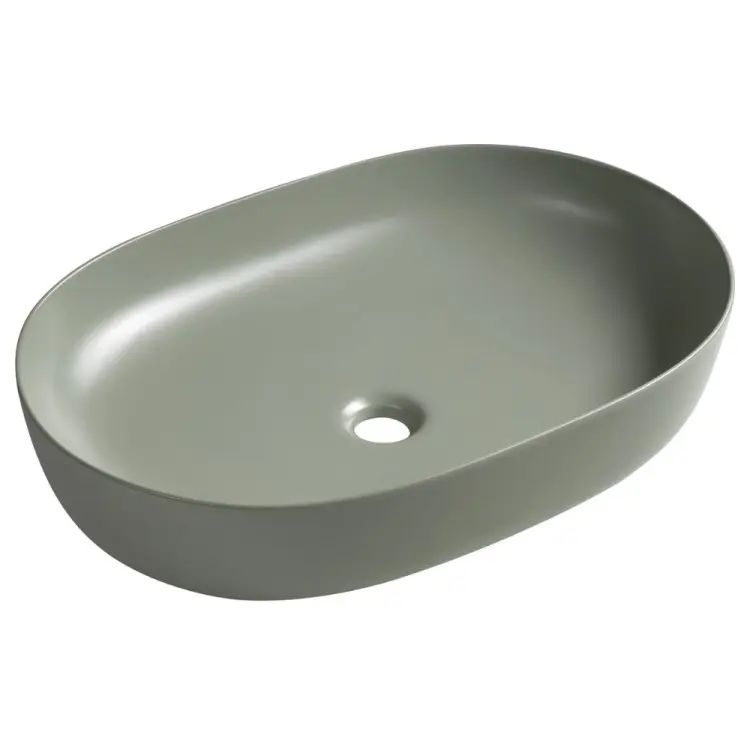ARDEA ceramiczna umywalka nablatowa, 60,5x41,5cm, verde AR043-44