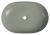 ARDEA ceramiczna umywalka nablatowa, 60,5x41,5cm, verde AR043-44 z góry