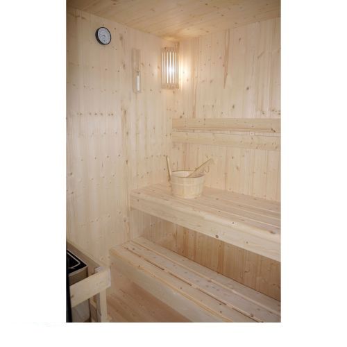 Sauna GLACIER XL + Kabina Infrared dla 2-3 osób 150x150x200 cm FK75200 SANOTECHNIK