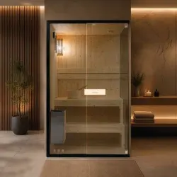 FALUN M Sauna dla 2 osób 120x120x200 cm FX75120 SANOTECHNIK