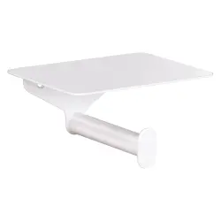 ORGANIC WHITE Wieszak na papier toaletowy z półką 167112154