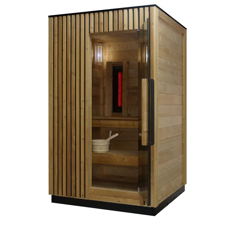 TRONDHEIM S Sauna zewnętrzna dla 2 osób FA10130 SANOTECHNIK