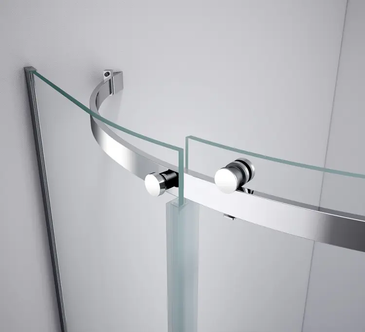THRON ROUND kabina prysznicowa półokrągła 900x900 mm, szkło czyste, lewa TL2690L-5005 listwa