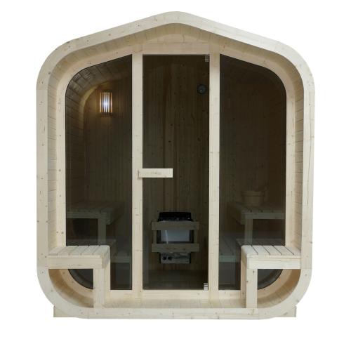 LIETO Sauna zewnętrzna dla 6 osób F60300 SANOTECHNIK