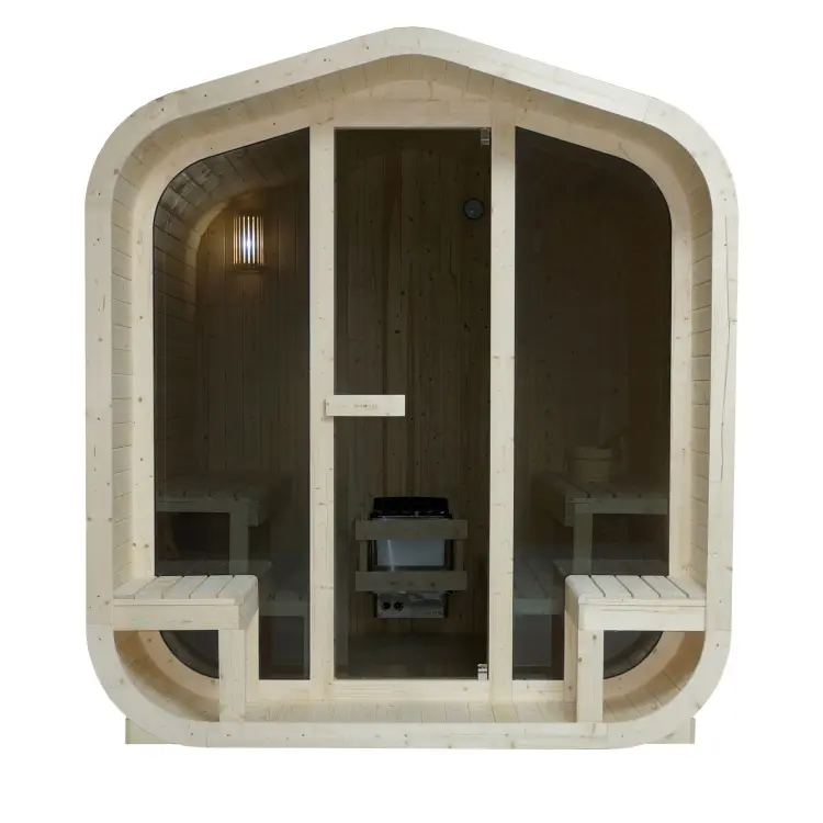LIETO Sauna zewnętrzna dla 6 osób F60300 SANOTECHNIK