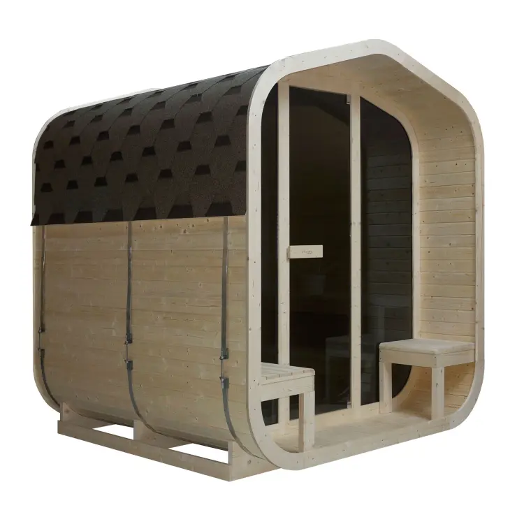 LIETO Sauna zewnętrzna dla 6 osób F60300 SANOTECHNIK