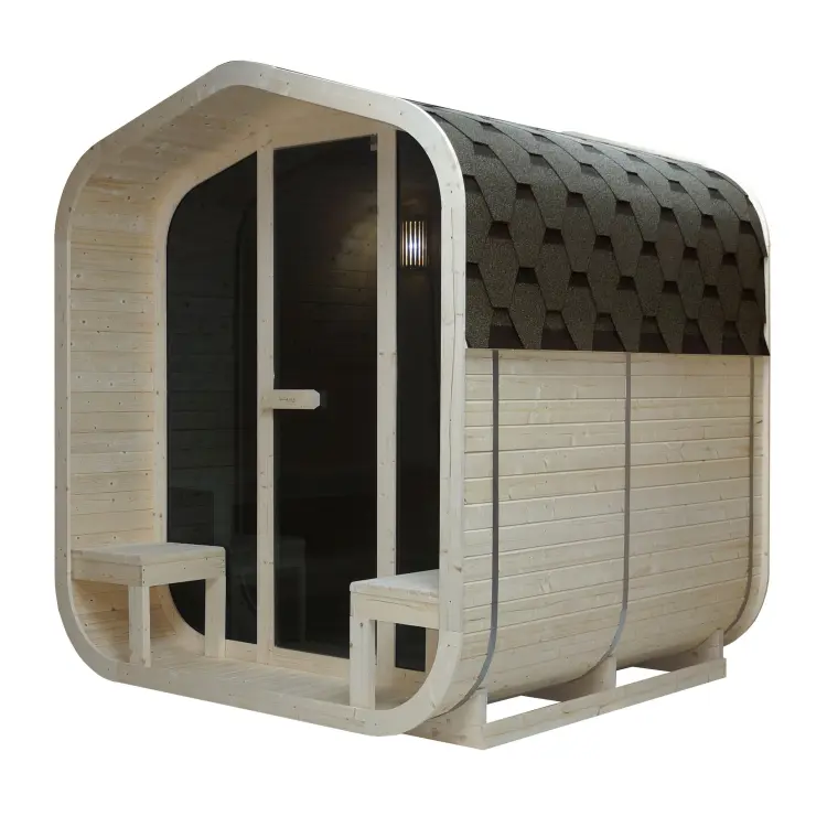 LIETO Sauna zewnętrzna dla 6 osób F60300 SANOTECHNIK