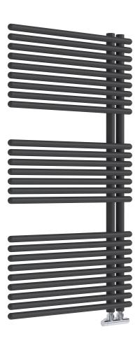 Grzejnik łazienkowy 113,2x60cm Czarny WIS113 Sanotechnik