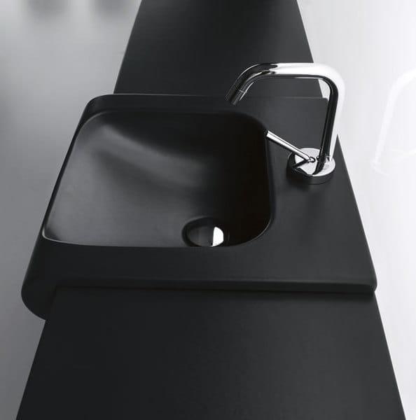 INKA Blat ceramiczny 12x35,5 cm czarny mat 341531