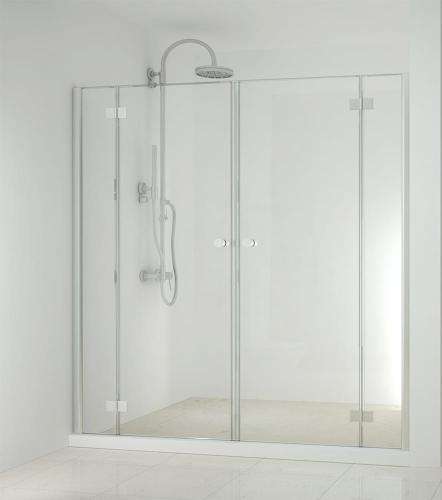 SMARTFLEX Drzwi prysznicowe do wnęki skrzydłowe 190x195 cm D1280LD12111R