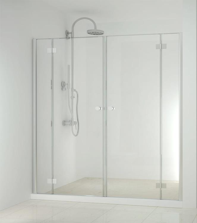 SMARTFLEX Drzwi prysznicowe do wnęki skrzydłowe 190x195 cm D1280LD12111R