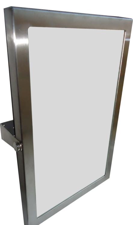 Lustro obrotowe 60x60cm, rama ze stali nierdzewnej 301401041