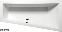 ANDRA Wanna akrylowa asymetryczna 170x90 cm (prawa) 81511