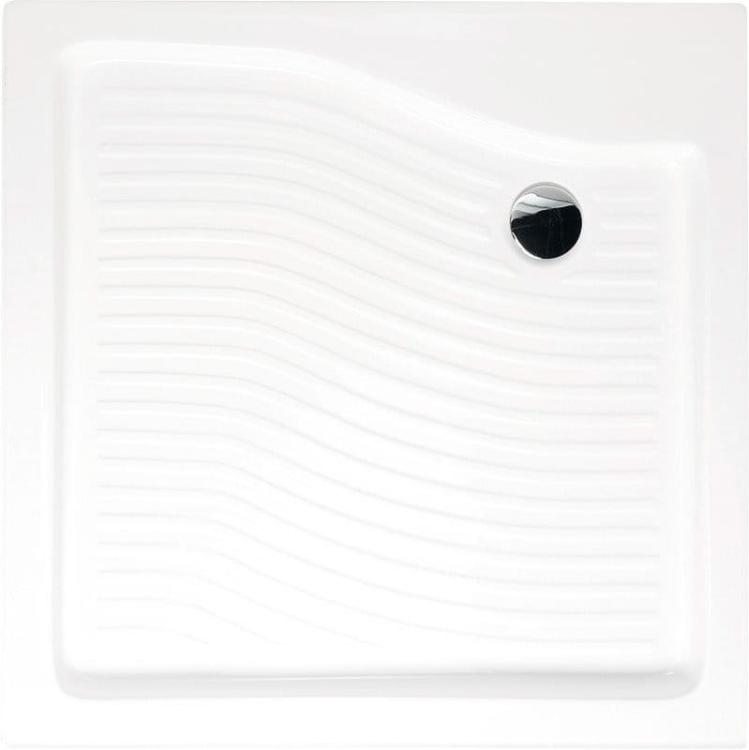 Brodzik akrylowy kwadratowy kompletny 80x80 cm C82