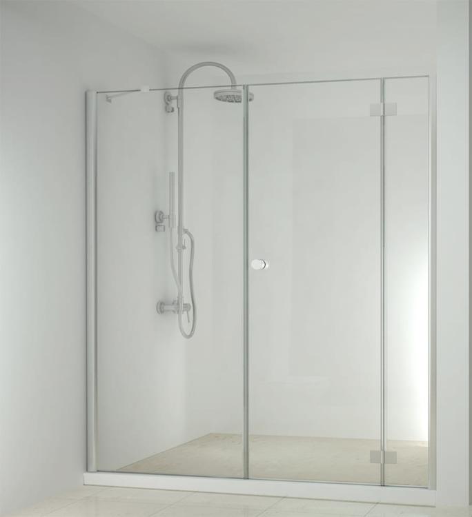 SMARTFLEX Drzwi prysznicowe do wnęki skrzydłowe prawe 210x195 cm D12111RD11100